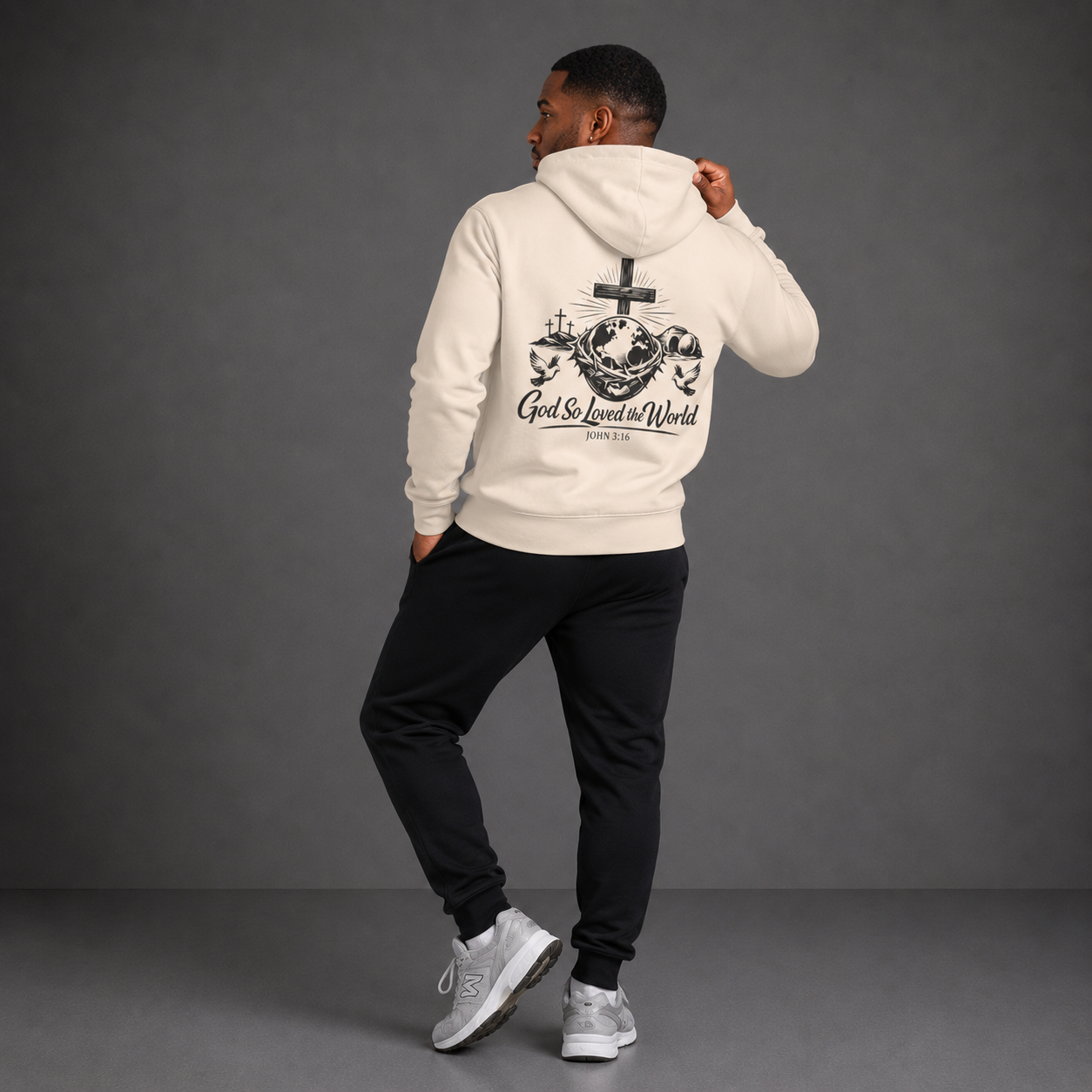 God so Loved the World Men's Hoodie