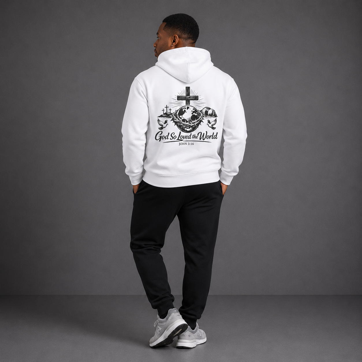 God so Loved the World Men's Hoodie