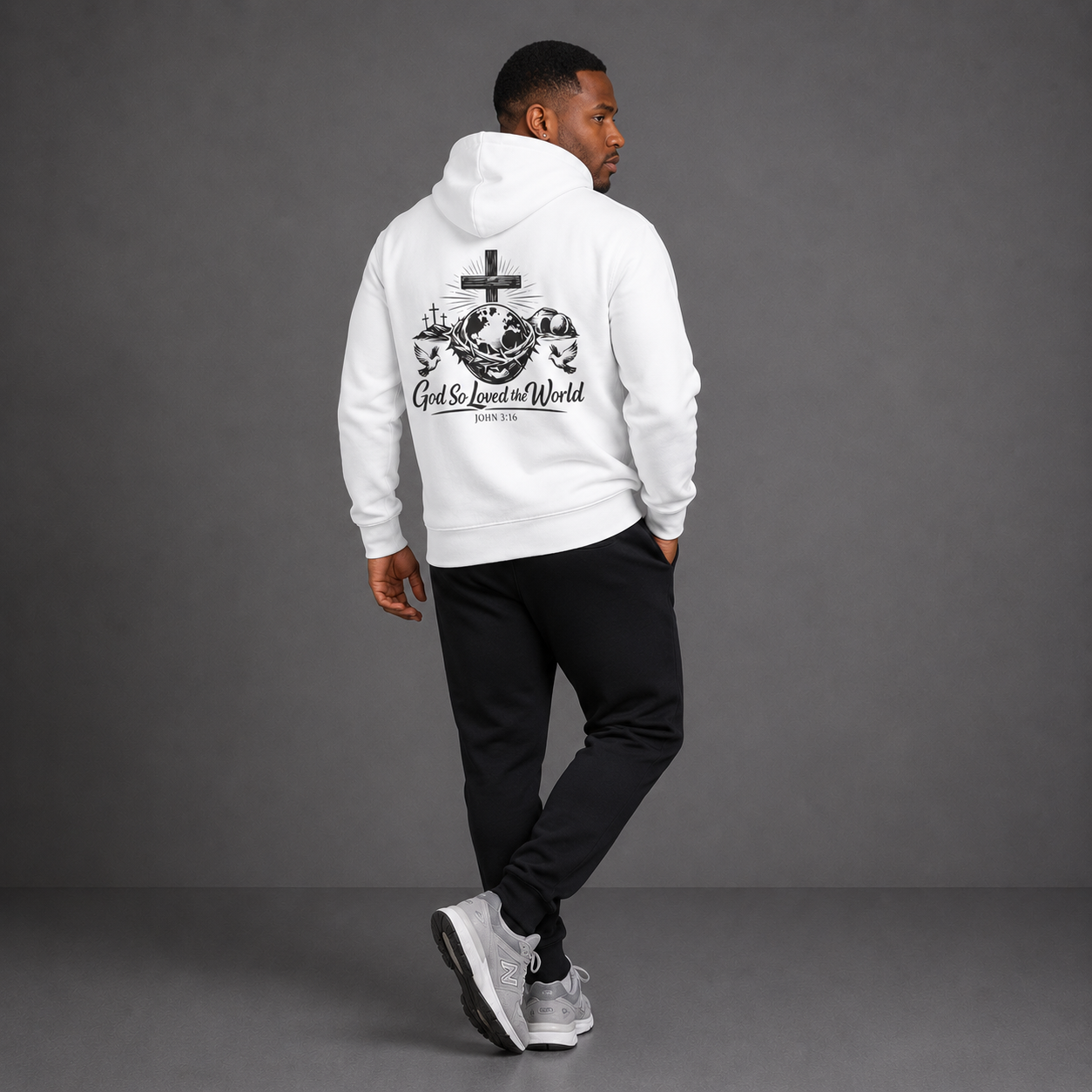 God so Loved the World Men's Hoodie