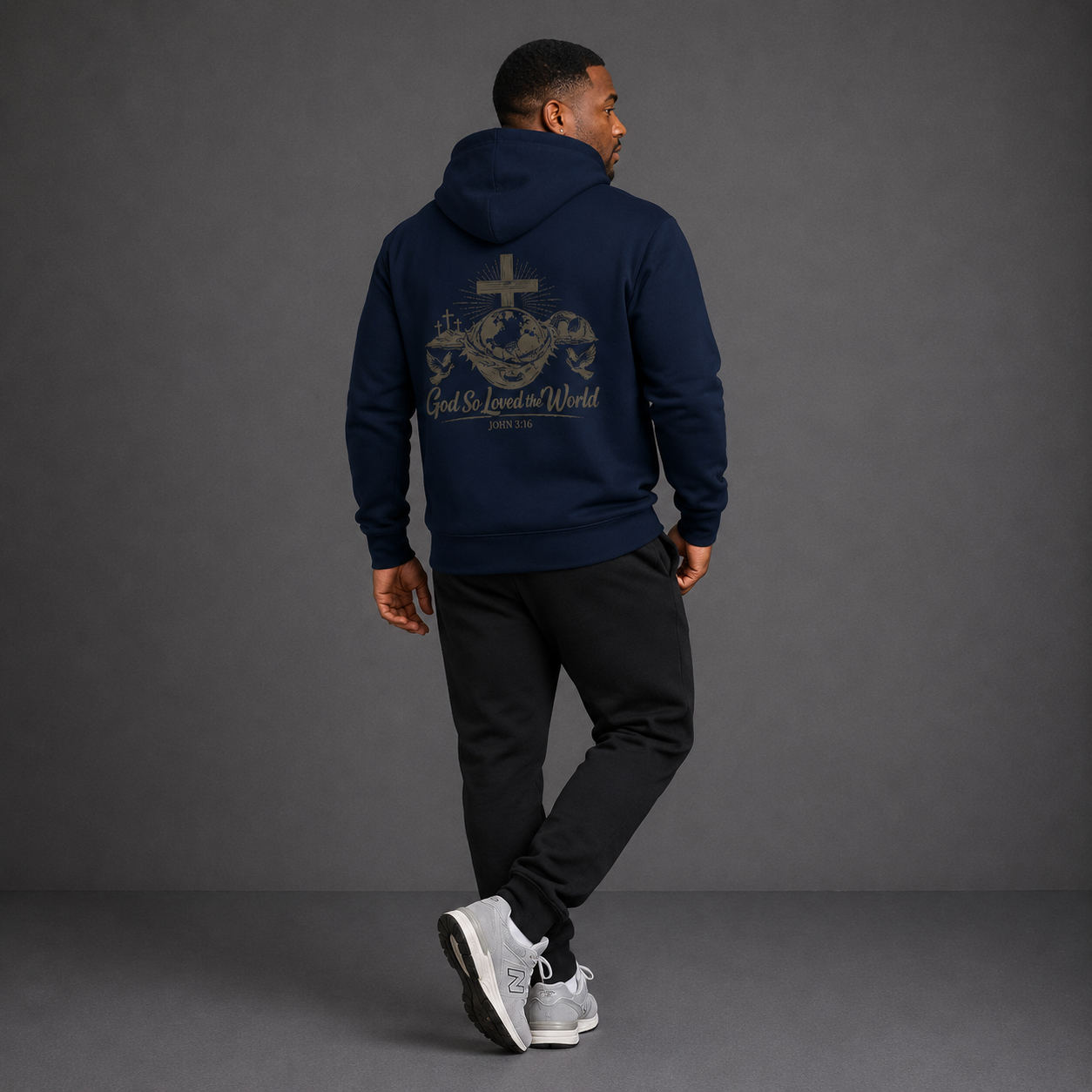 God so Loved the World Men's Hoodie