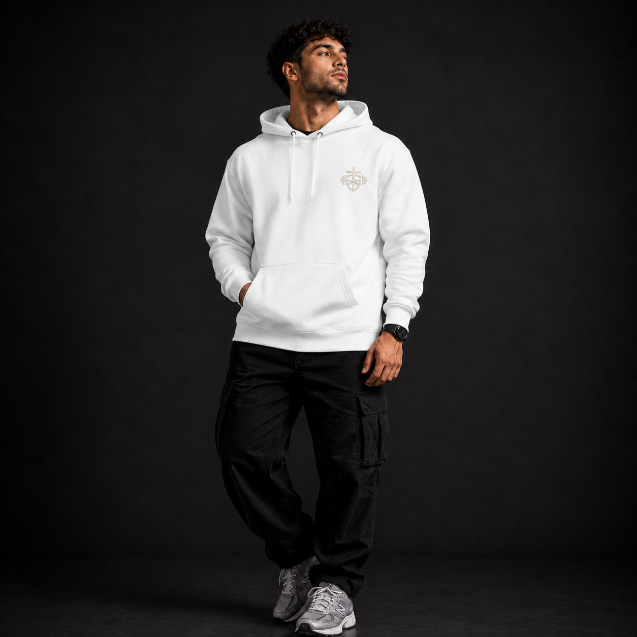 Lion of Judah Crest Men's Hoodie