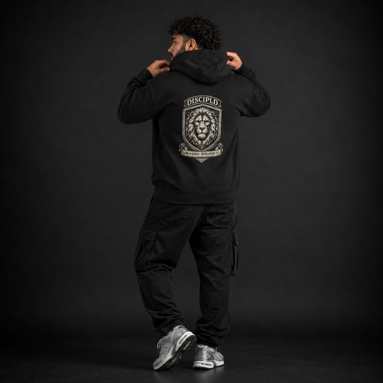 Lion of Judah Crest Men's Hoodie