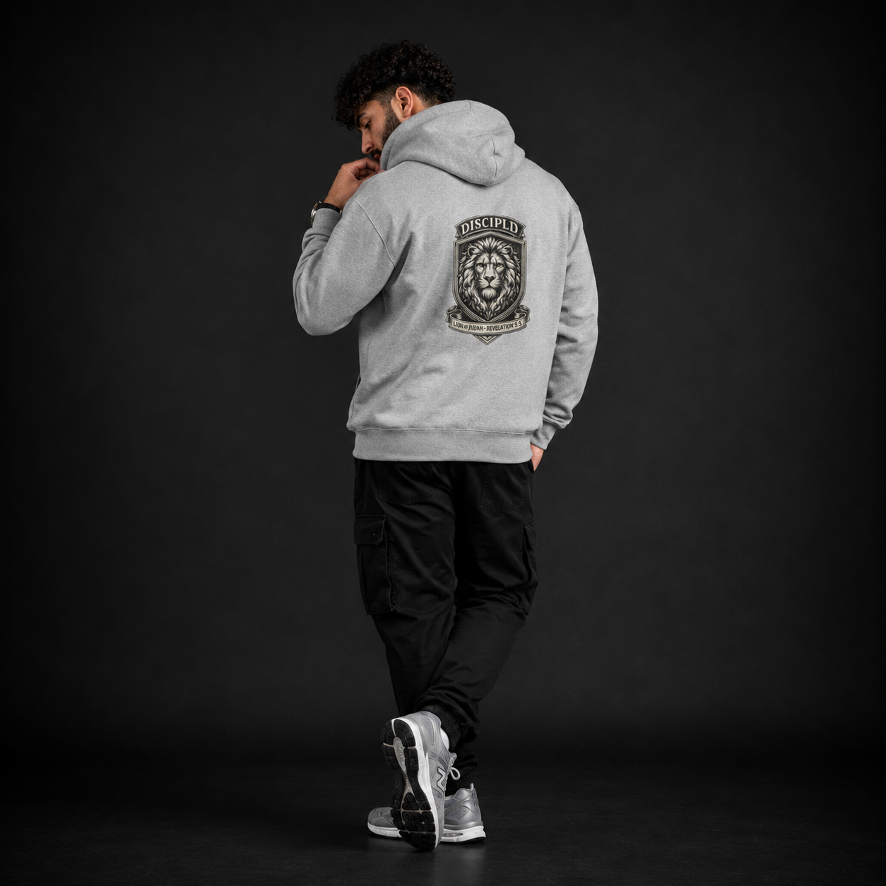 Lion of Judah Crest Men's Hoodie