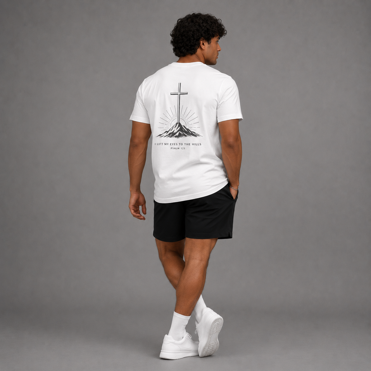 I Lift My Eyes to the Hills Men's Tee