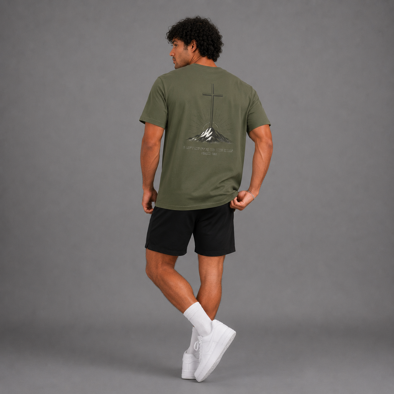 I Lift My Eyes to the Hills Men's Tee