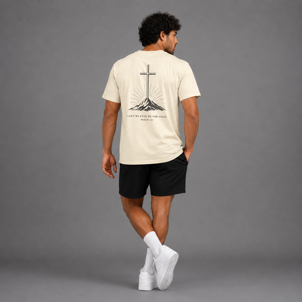 I Lift My Eyes to the Hills Men's Tee
