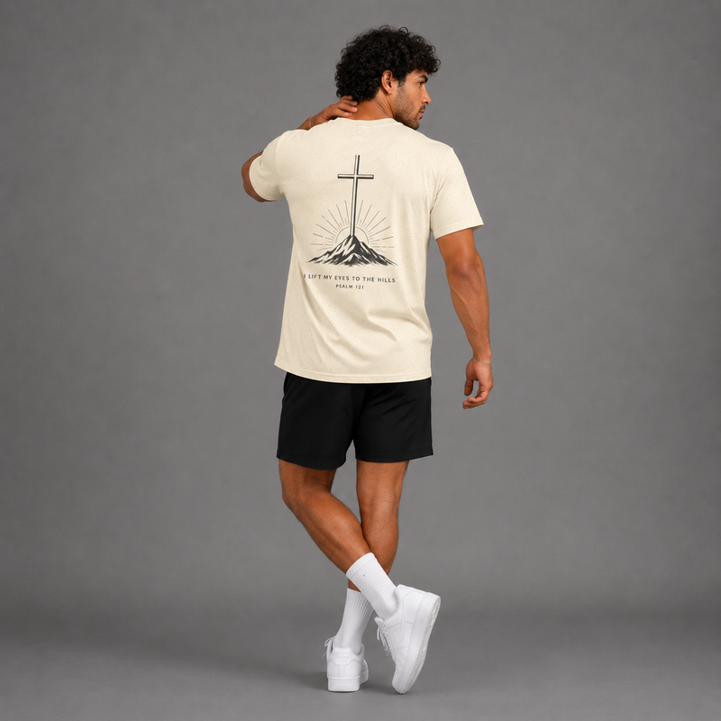 I Lift My Eyes to the Hills Men's Tee