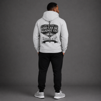 Heather Grey - Romans 8:31 Men's Hoodie
