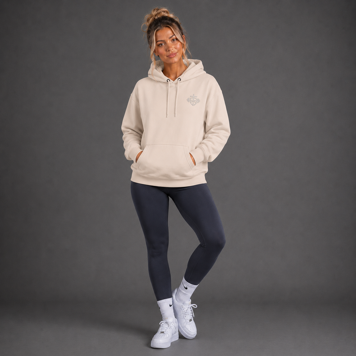 Pale Pink - Romans 8:31 Women's Hoodie