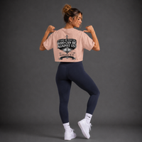 Pale Pink - Romans 8:31 Women's Crop