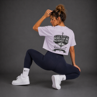 Orchid - Romans 8:31 Women's Crop