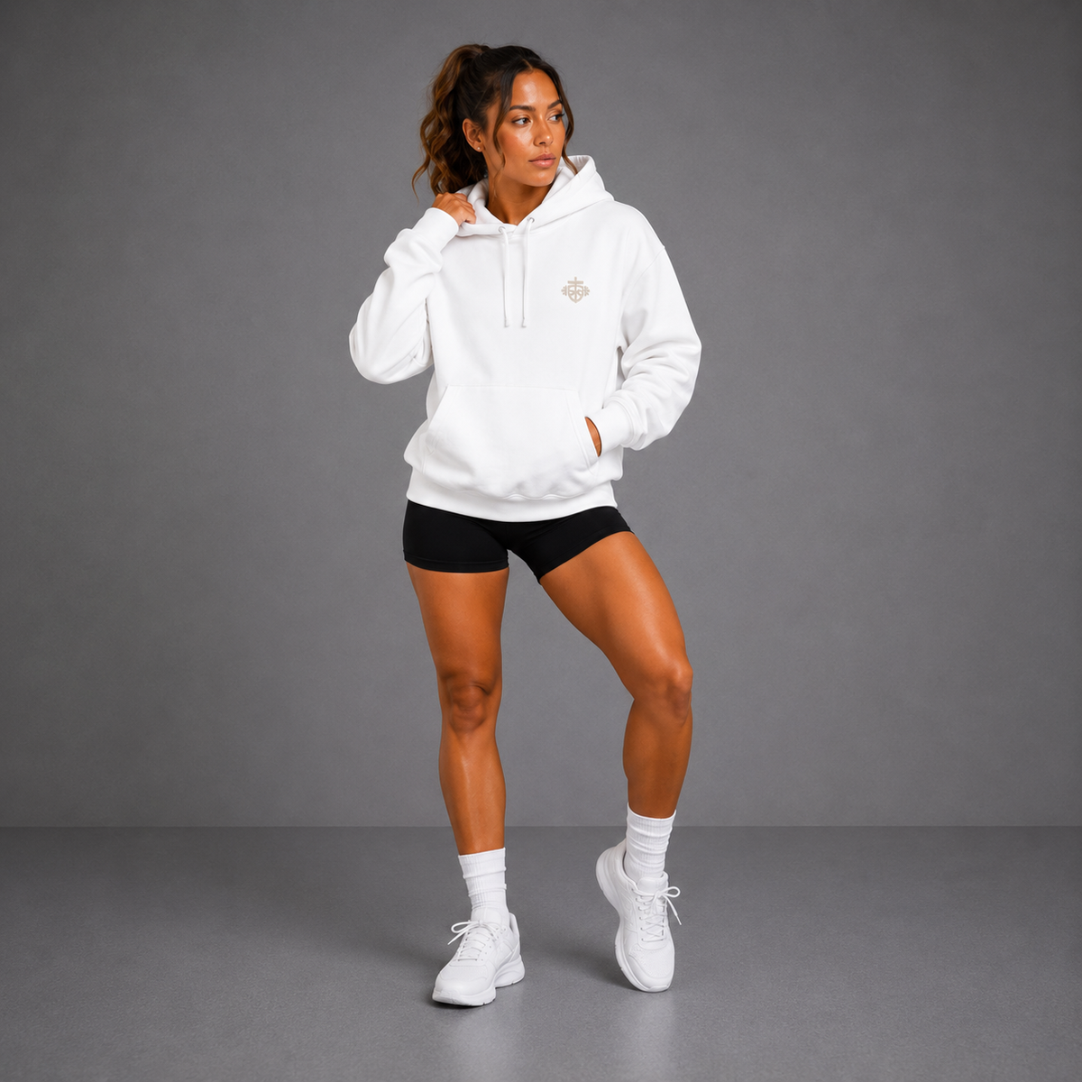 White - Essential Womens Hoodie