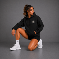 Black - Essential Womens Hoodie