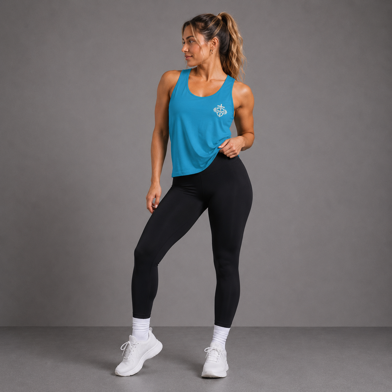 Sapphire - DISCIPLD Women's Essential Tank