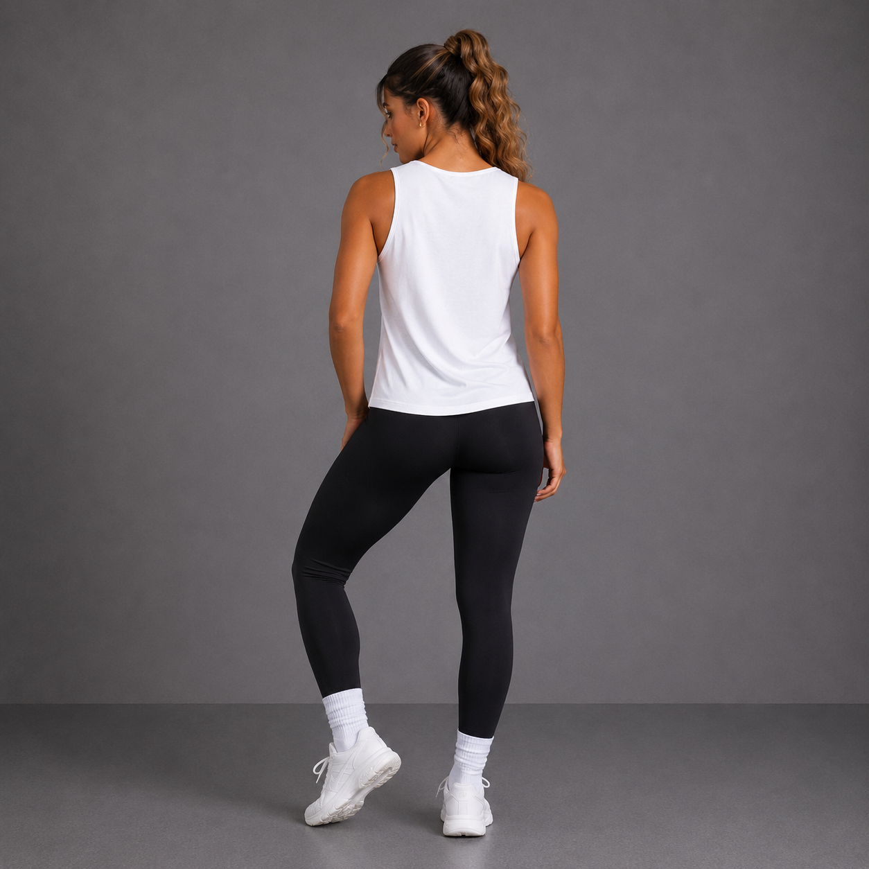 White - DISCIPLD Women's Essential Tank