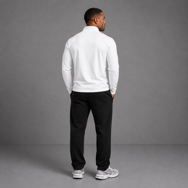 White - Men's Core Zip Jacket