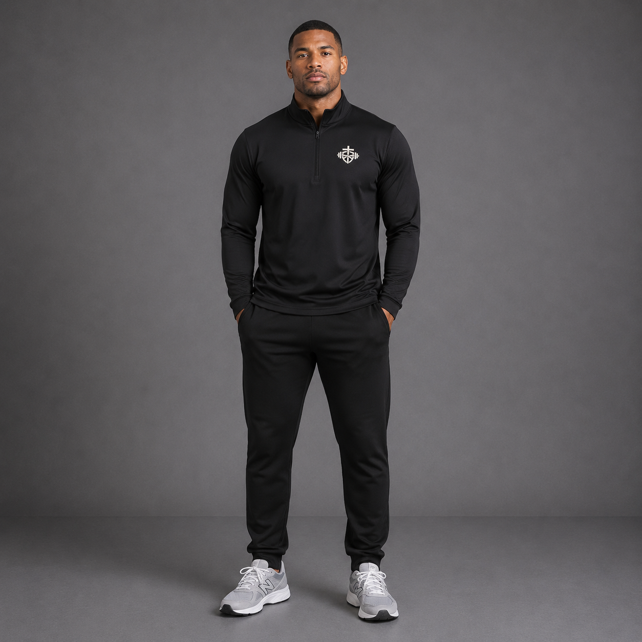 Black - Men's Core Zip Jacket