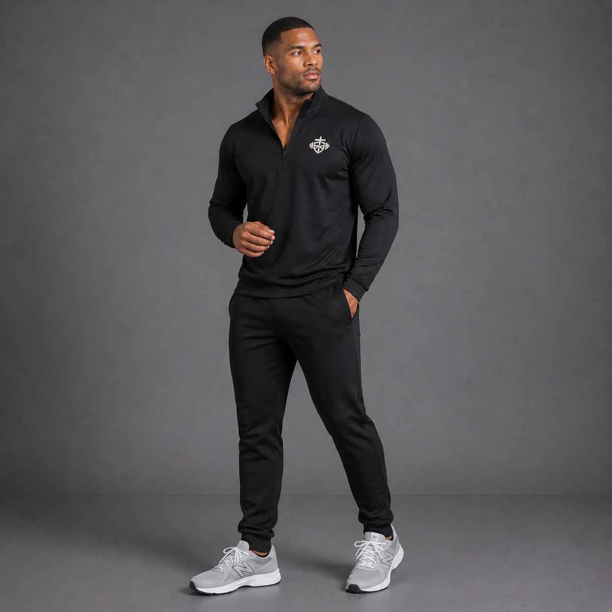 Black - Men's Core Zip Jacket