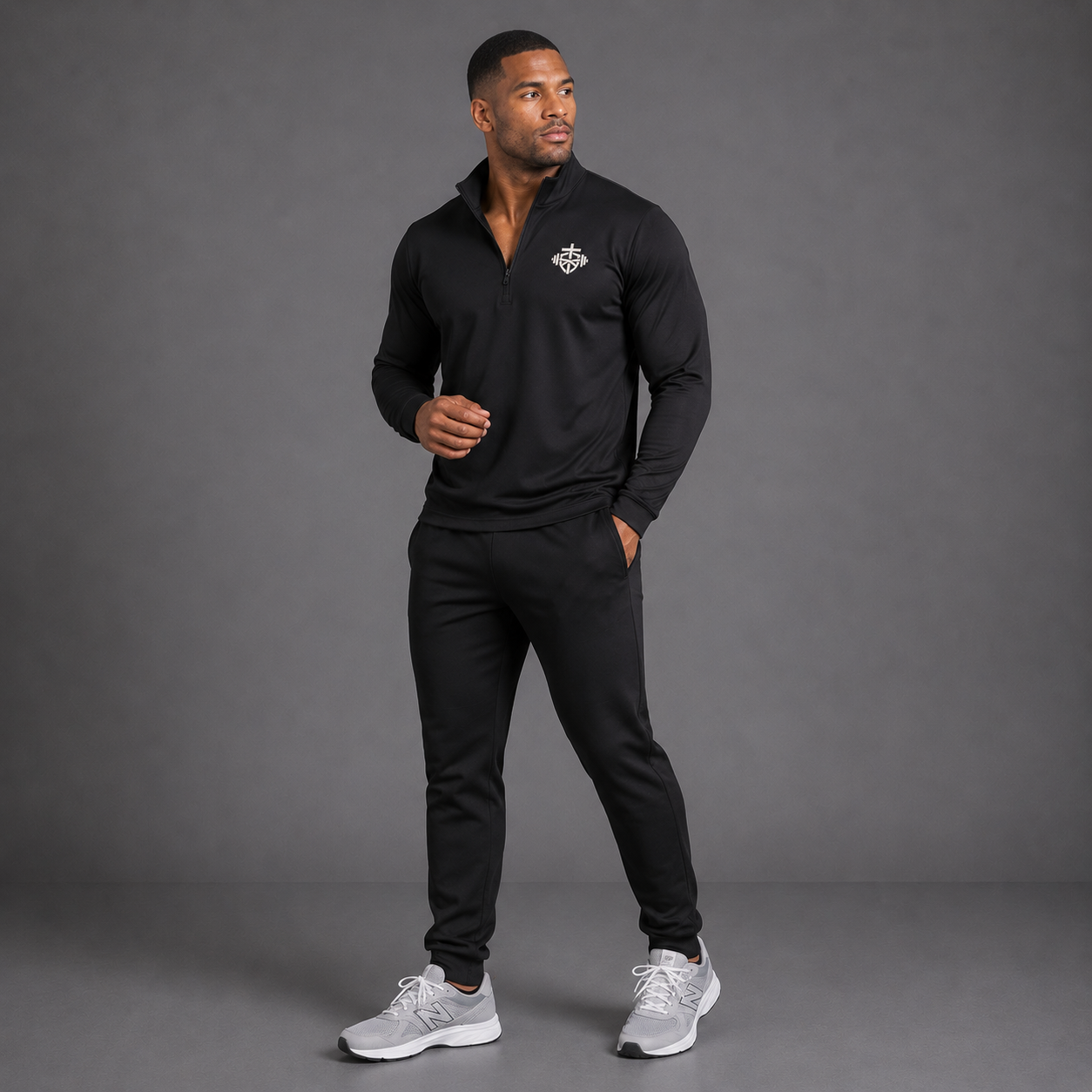 Black - Men's Core Zip Jacket