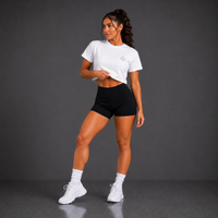 White - Armour of God Crop Tee