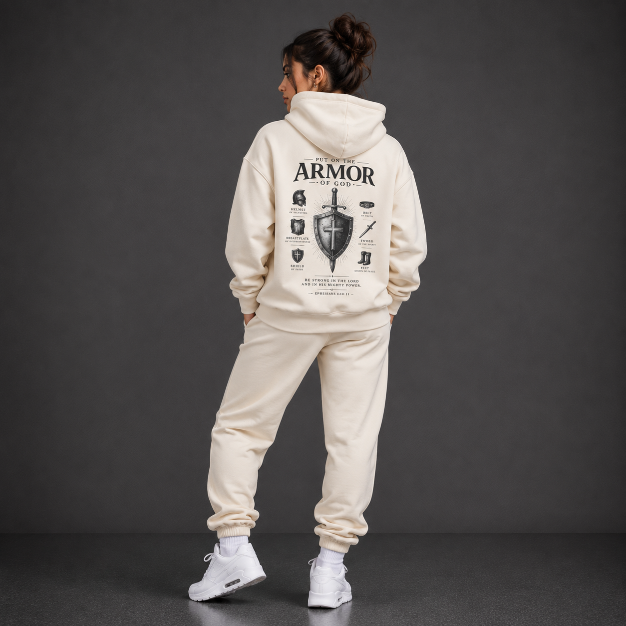 Sandshell - Armour of God Oversized Hoodie