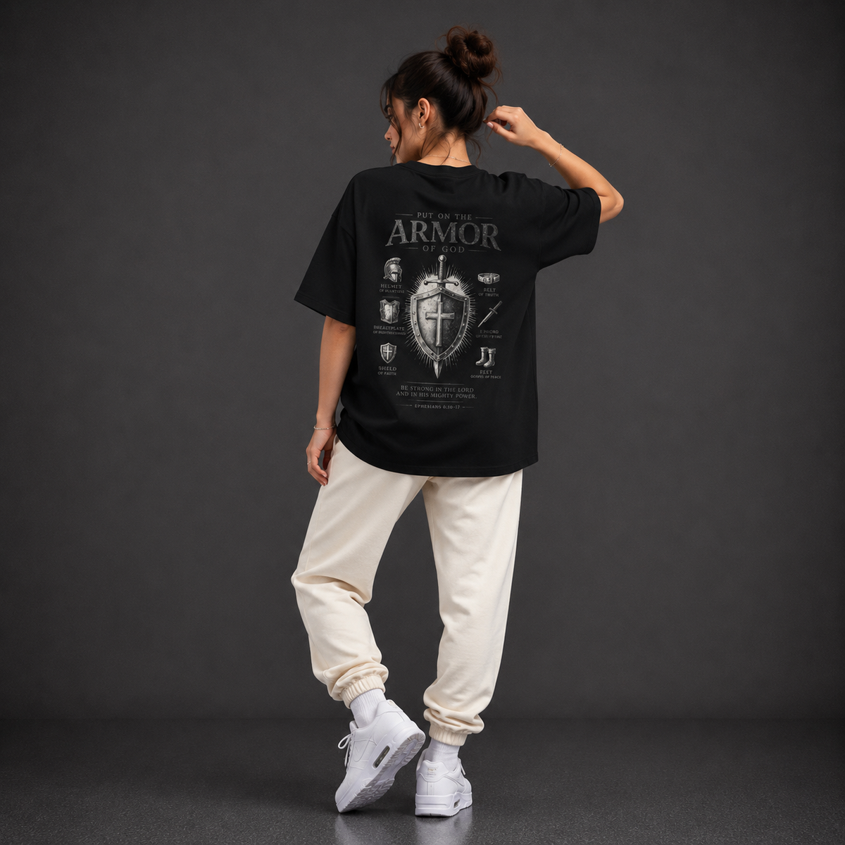 Black - Armor of God Women's Tee