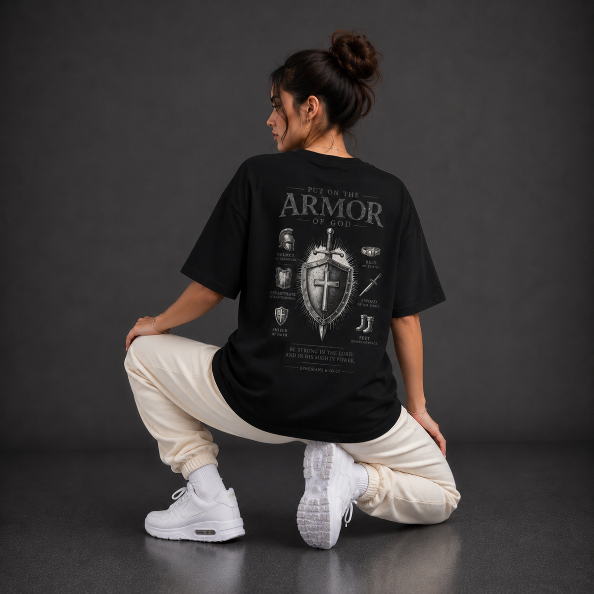 Black - Armor of God Women's Tee