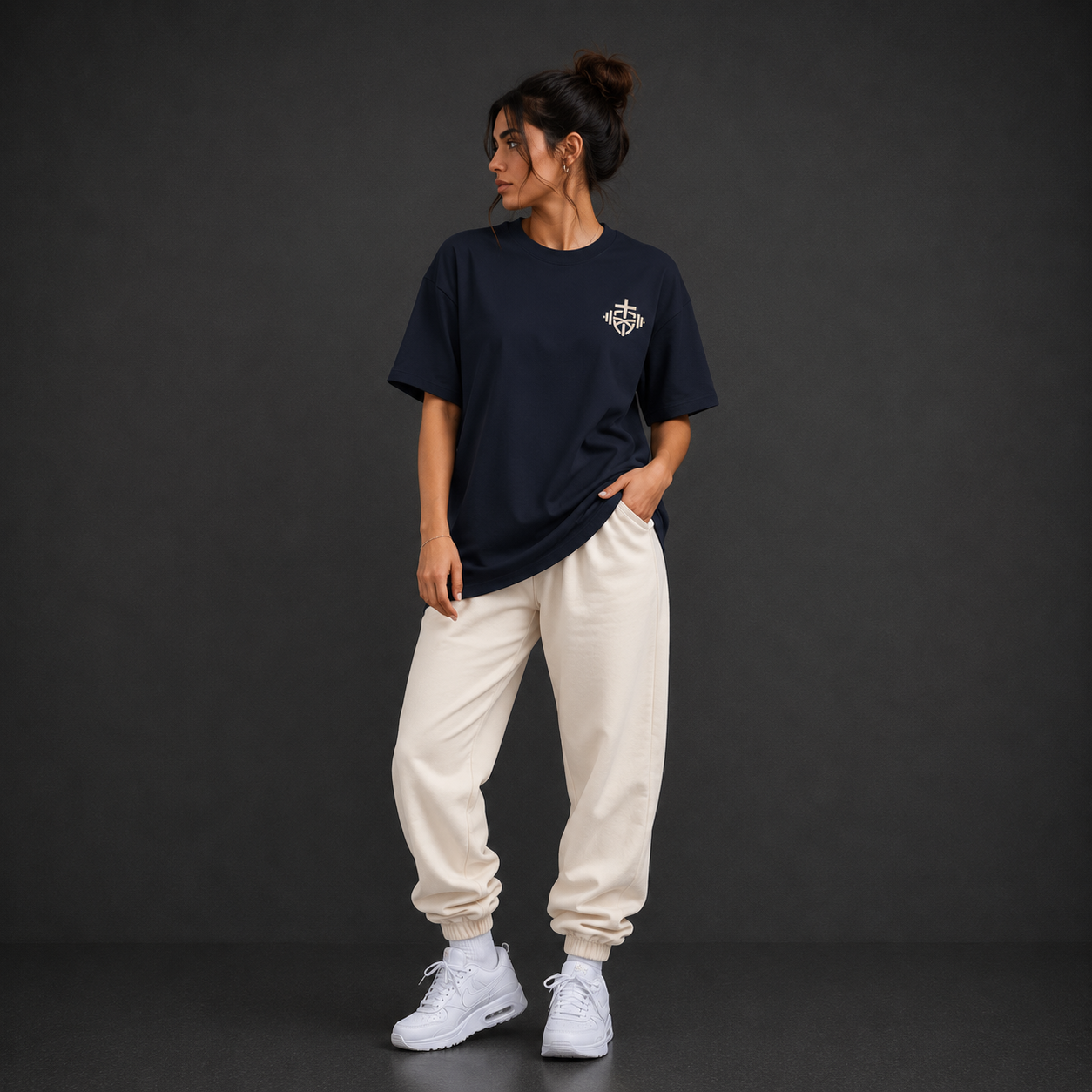 Navy - Armor of God Women's Tee