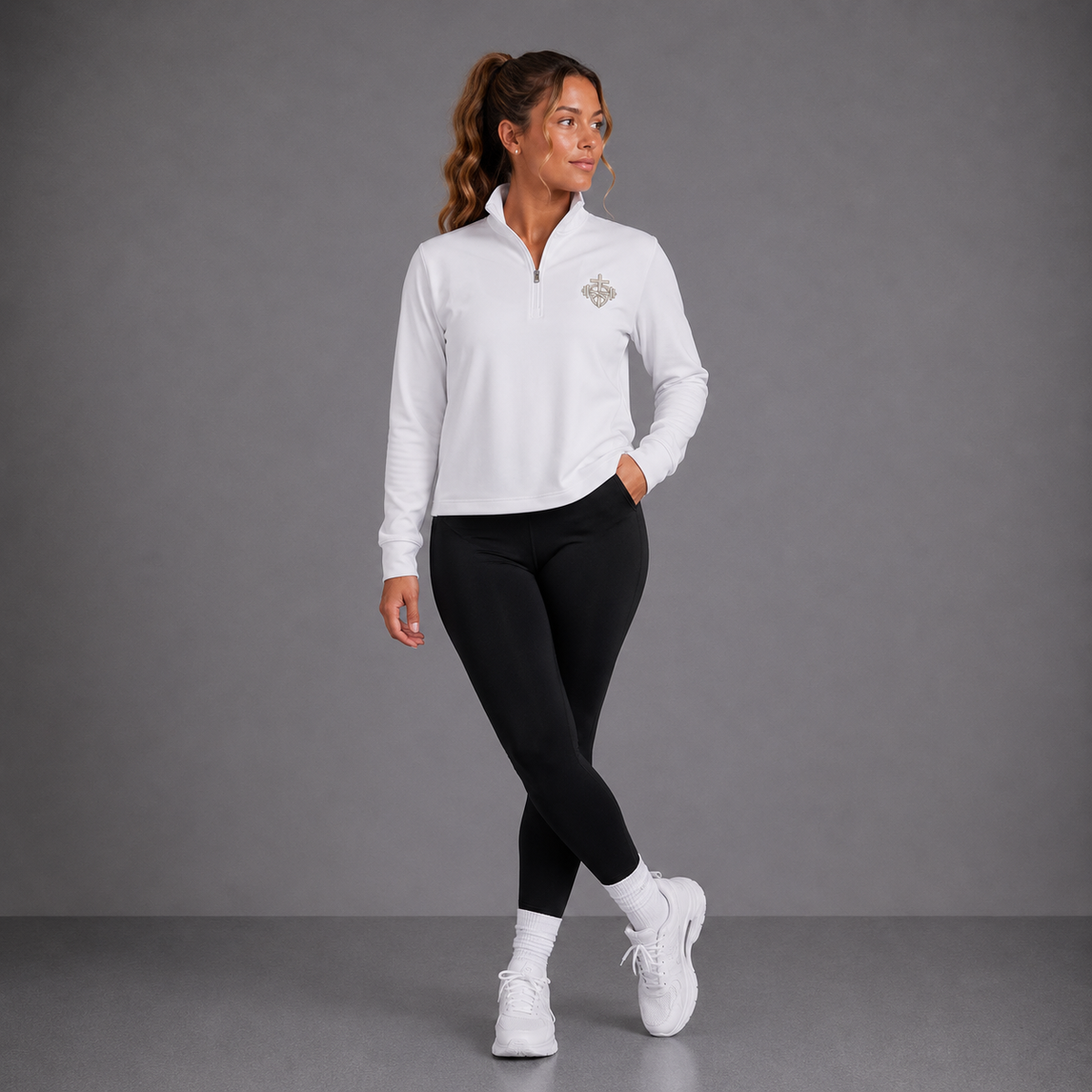 White - Women's Core Zip Jacket