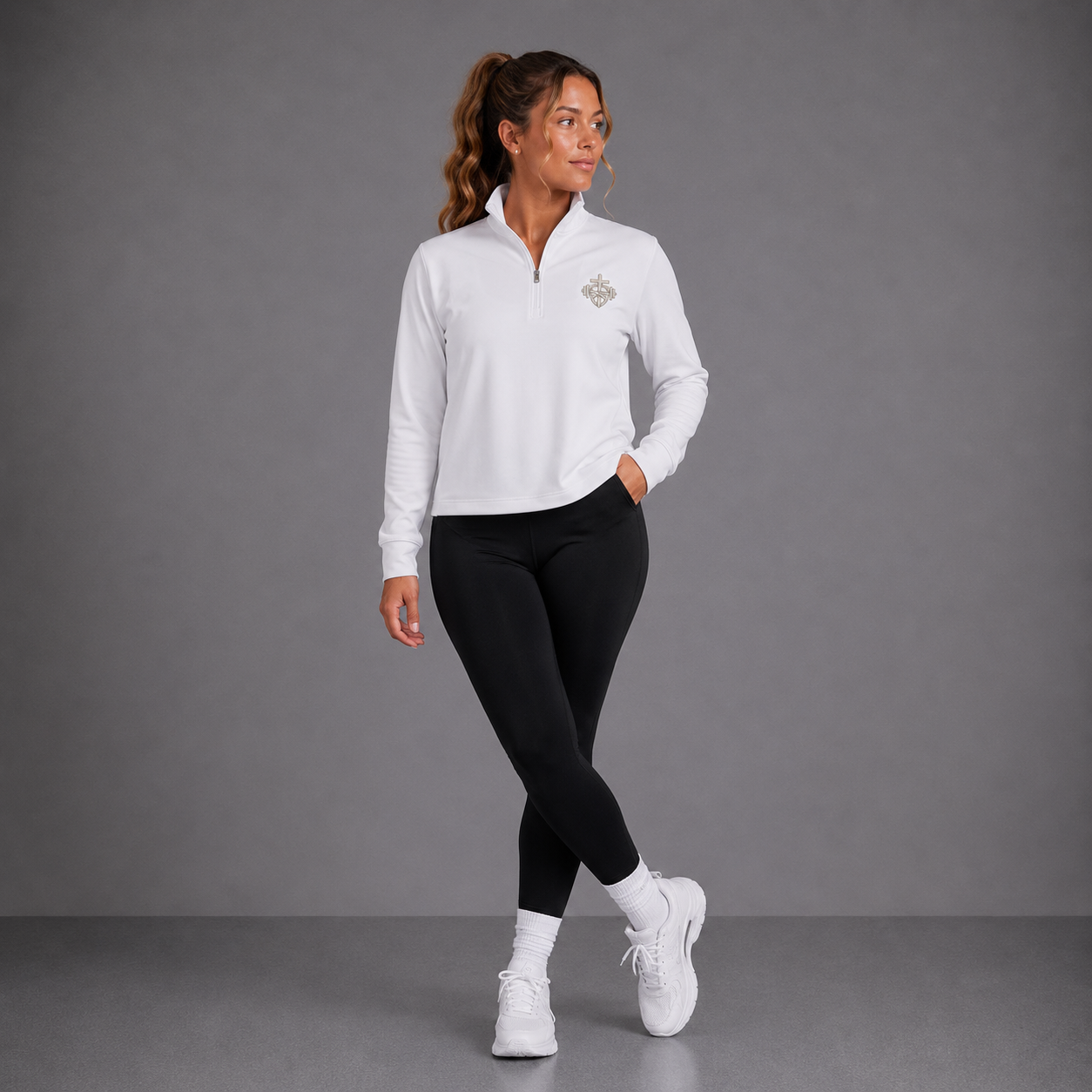 White - Women's Core Zip Jacket