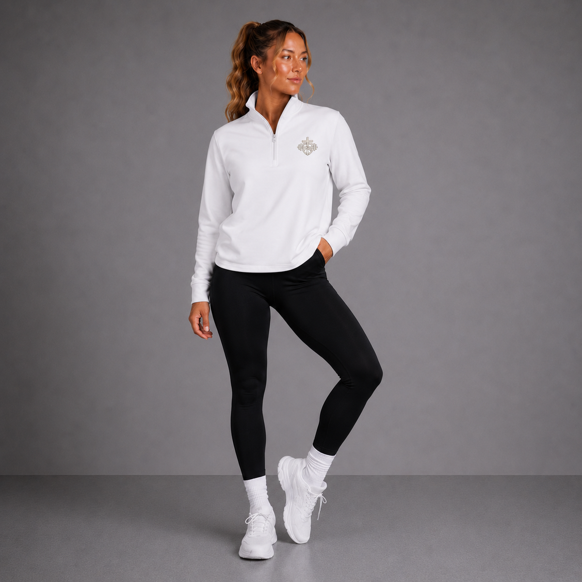 White - Women's Core Zip Jacket