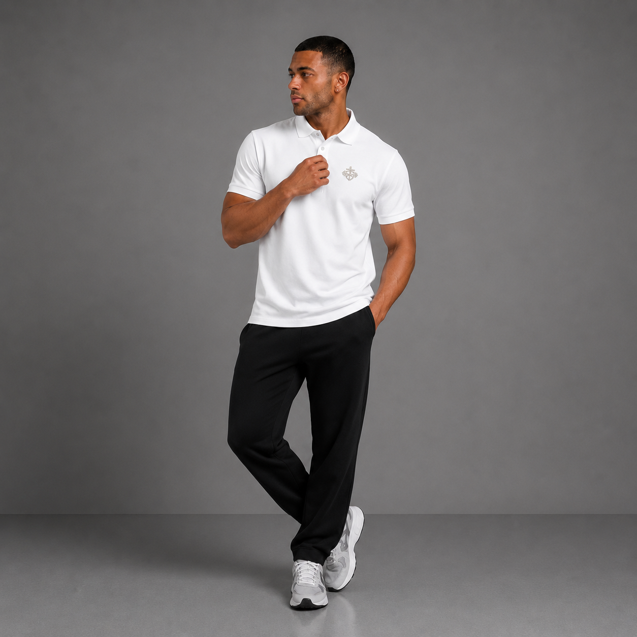 White - Essential Mens Polo