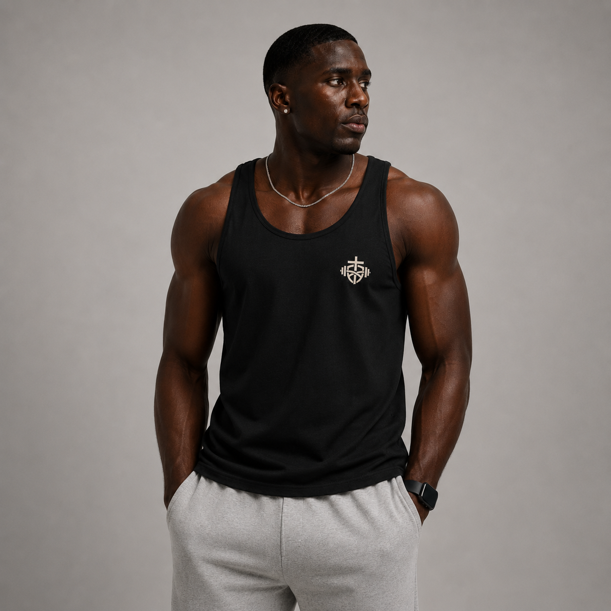 Black - Core Men's Tank Top