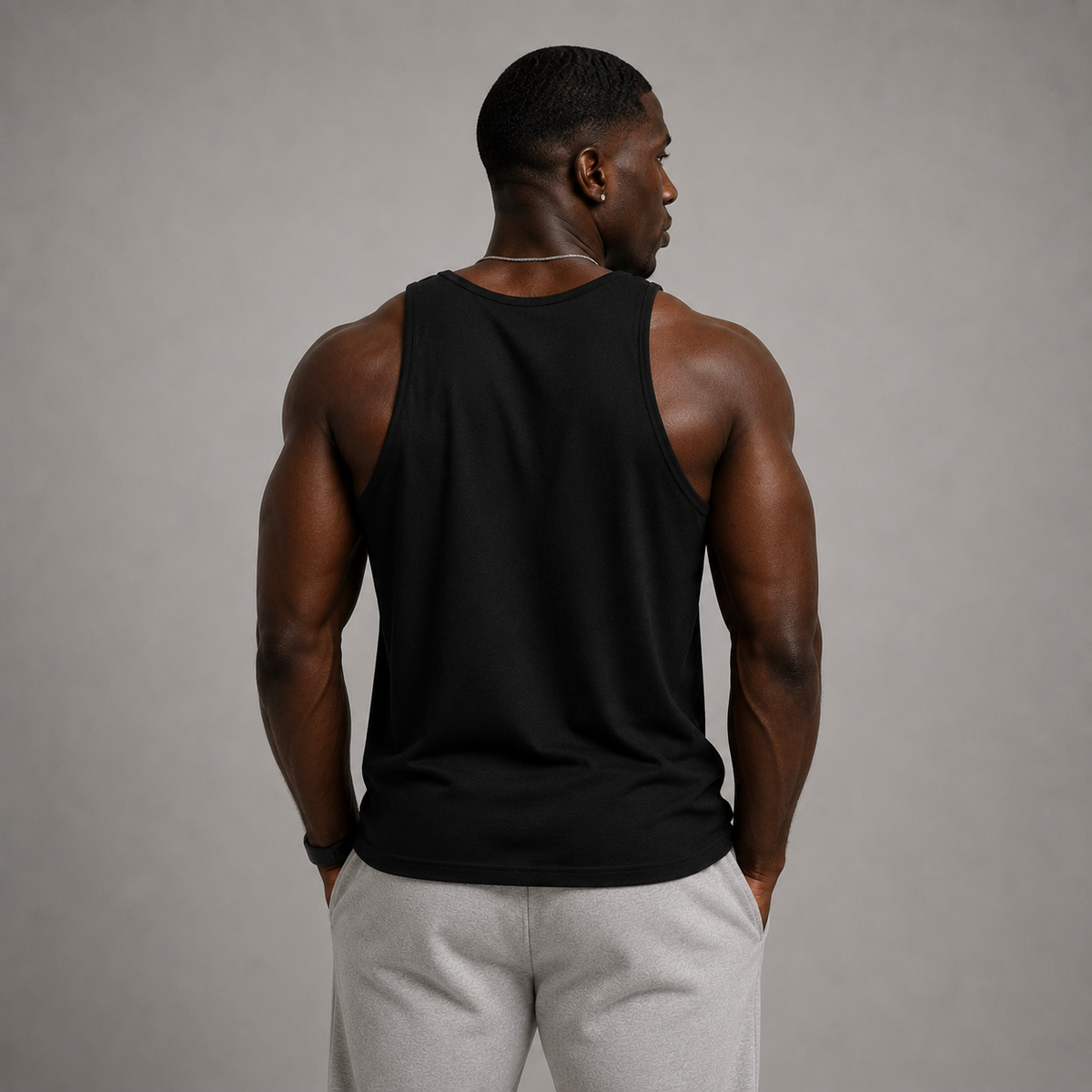 Black - Core Men's Tank Top