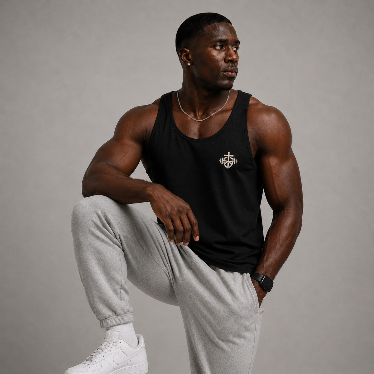 Black - Core Men's Tank Top
