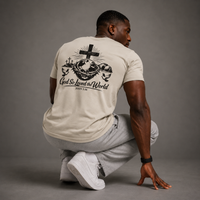 White - God So Loved The World Performance Tee