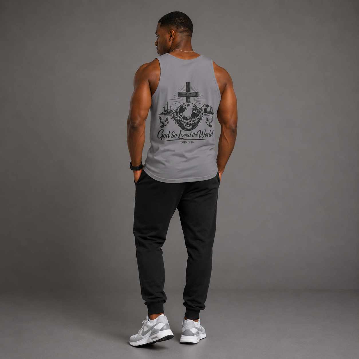 God So Loved the World Men's Tank