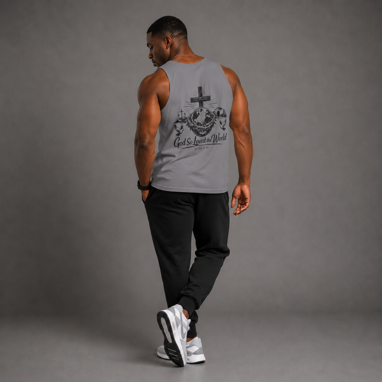 God So Loved the World Men's Tank