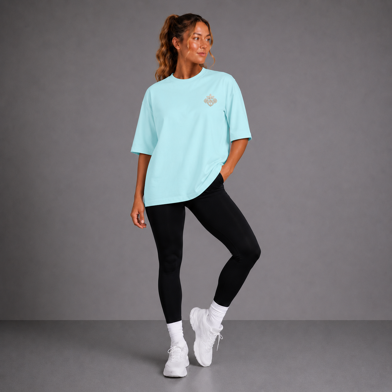 Powder Blue - A Spirit of Power Women's Tee