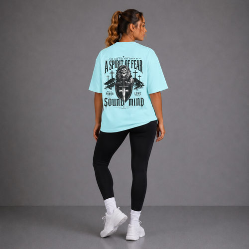 Powder Blue - A Spirit of Power Women's Tee