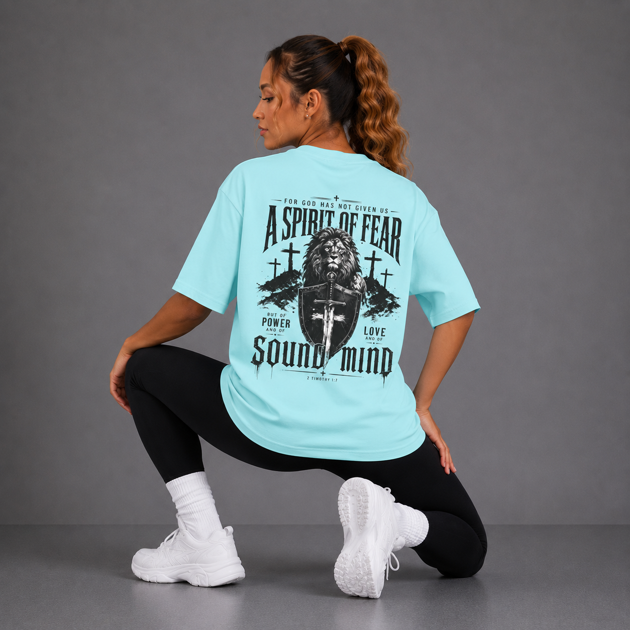 Powder Blue - A Spirit of Power Women's Tee