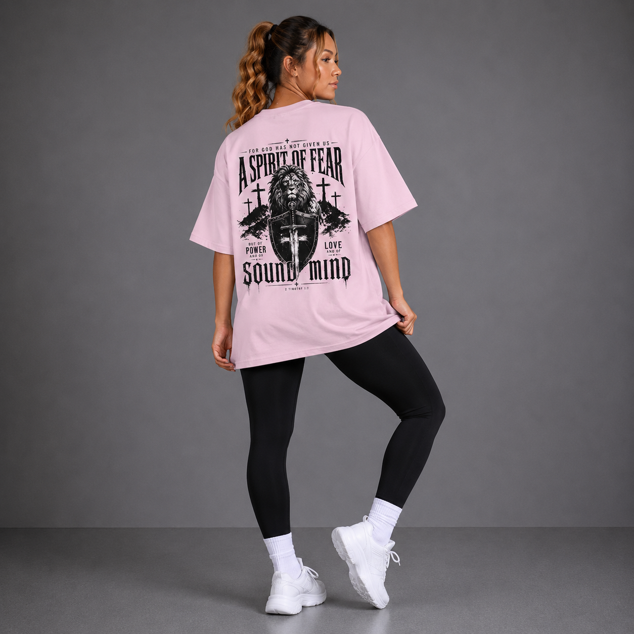 Powder Pink - A Spirit of Power Women's Tee