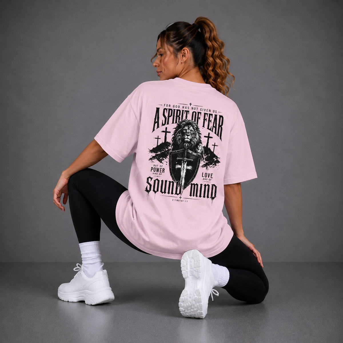 Powder Pink - A Spirit of Power Women's Tee