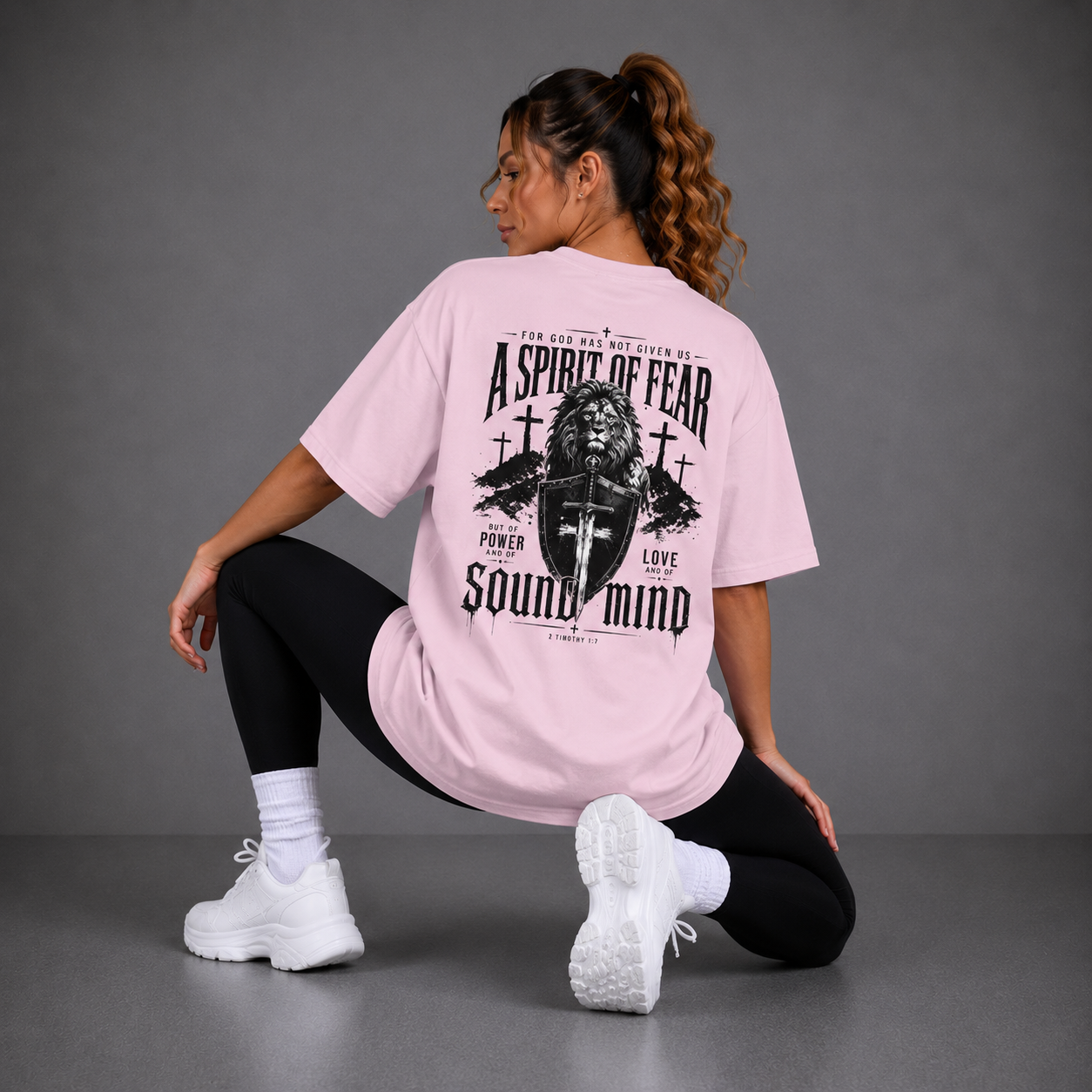 Powder Pink - A Spirit of Power Women's Tee