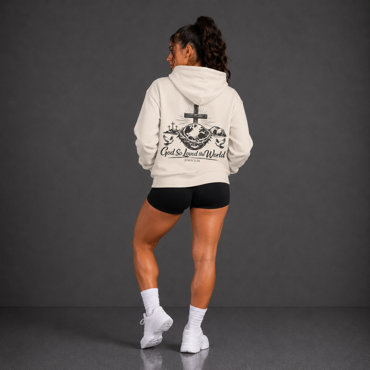 Sandshell - God so Loved the World Women's Hoodie