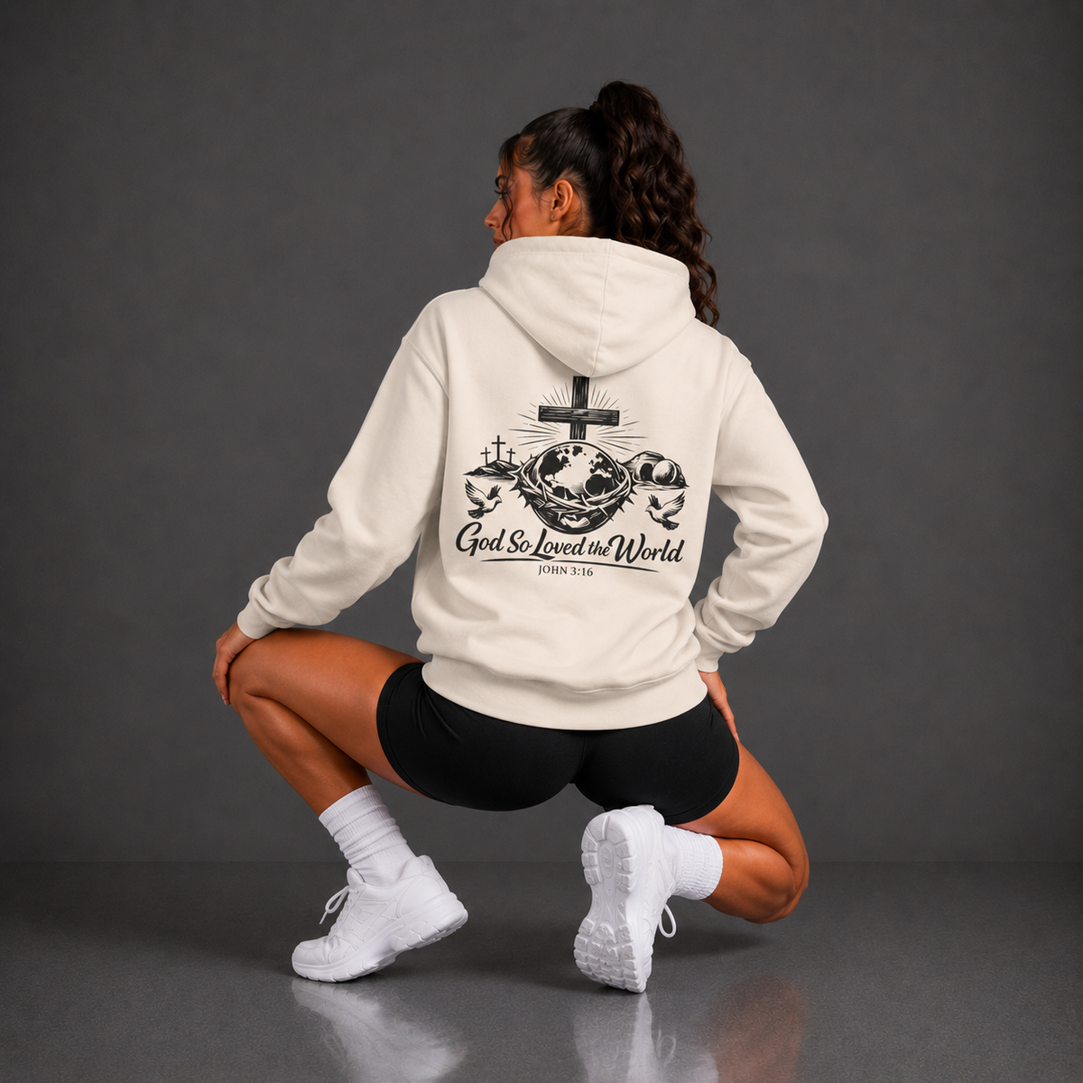 Sandshell - God so Loved the World Women's Hoodie