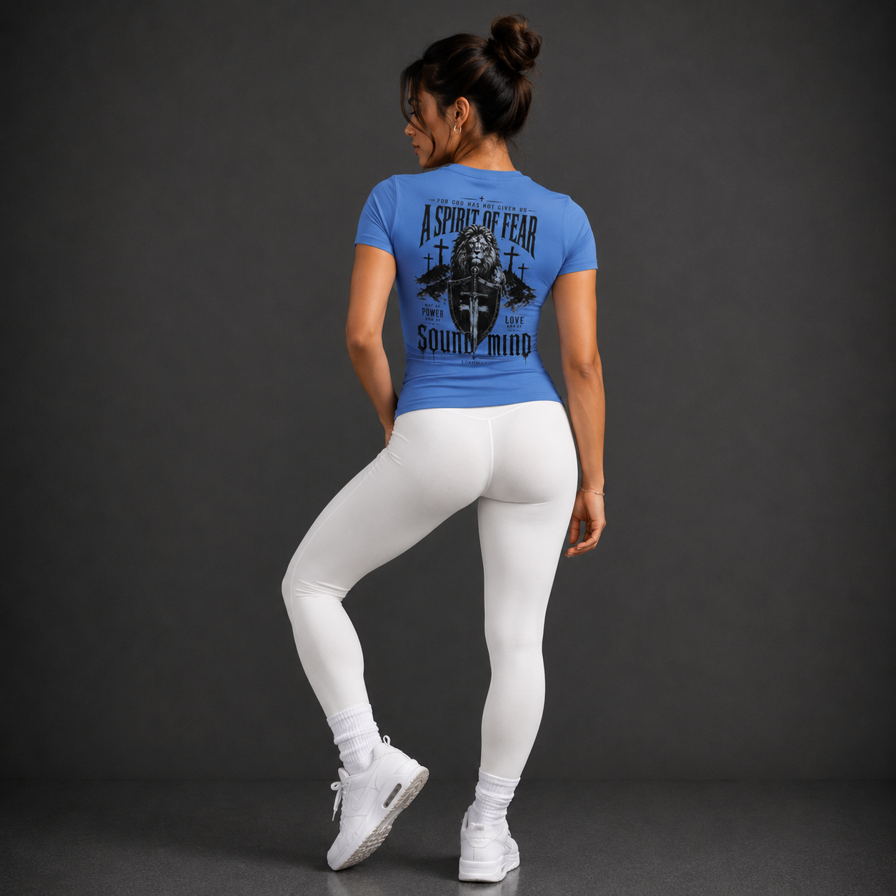 Carolina Blue - A Spirit of Sound Mind Women's Performance Tee
