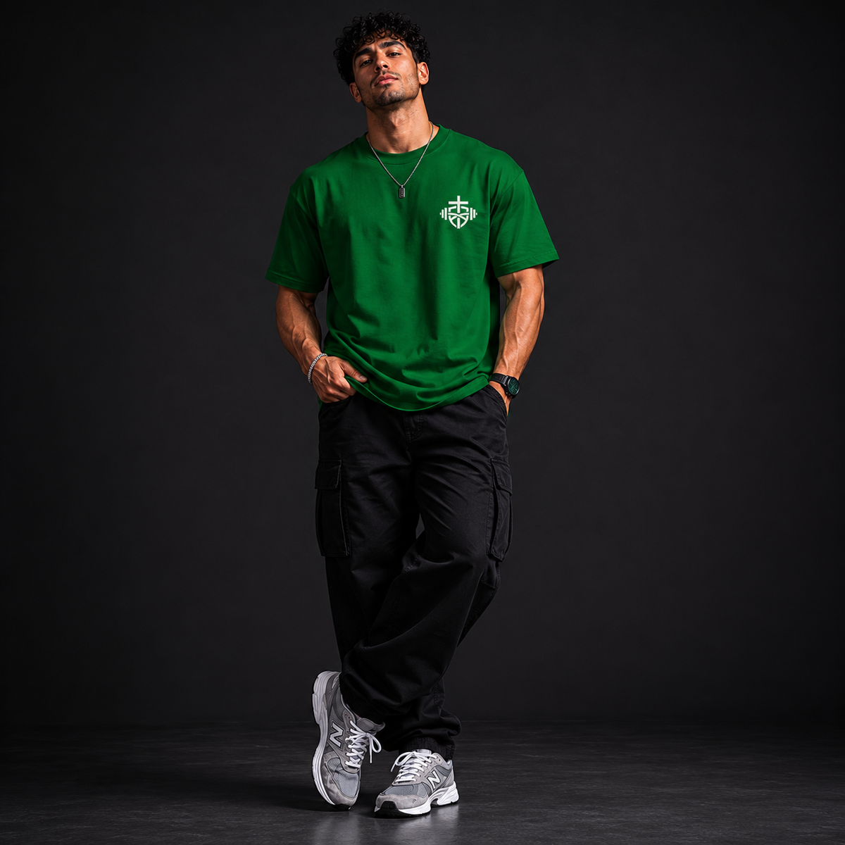 Kelly Green - Spirit of Power Men's Tee