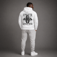 White - A Spirit of Power Men's Hoodie