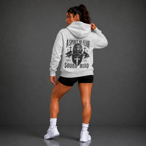 Heather Grey - A Spirit of Power Women's Hoodie